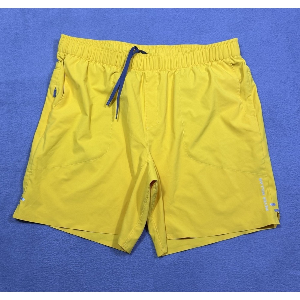 Peter Millar Shorts Mens L Performance Athletic Training Running Active Modern